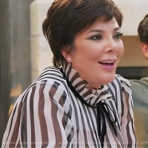 Black and White Striped Bodysuit